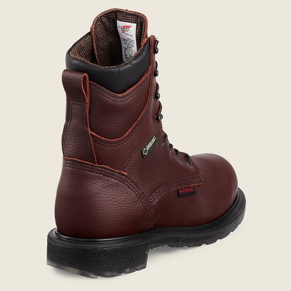 レッド ウィング(Red Wing) SuperSole® 2.0 - 8インチ防水CSA安全つま先 ブーツ メンズ ボルドー JP14289